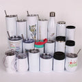 Factory Wholesale Sublimation Blanks Double Wall 18/8 Stainless Steel Sublimation Coated Tumbler Mug Bottle