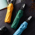 Ovida Auto-Open & Close Windproof UV Protection Umbrella with Custom Logo Print Adult Promotion Three-Fold Folding Design