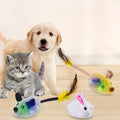 Automatic Moving Eco-Friendly Plush Mouse Cat Toy Interactive Touch Sensitive Electric Catching for Kitten