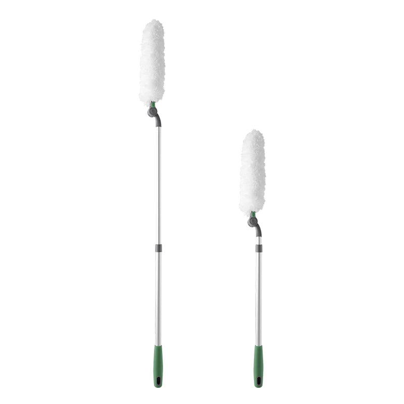 New Product Hot Sale Washable Bendable Head Telescopic Stainless Steel Extended Handle Microfiber Superfine Fluffy Duster