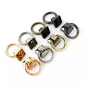 Meetee BF935 18mm Metal Ring Hanging Buckle Bag Hardware Accessories Screw Hanging Ring Side Clip Chain Connection Buckle