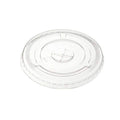 92MM or 98MM Clear PET Plastic Flat or Dome Strawless Sip Lids or  With Straw Slot for Cold Drink Cup