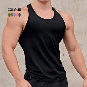 Wholesale Men Sleeveless Gym Training Athletic Workout Shirts Men's Bodybuilding Stringer tank Top Custom Size