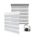 Hot Selling Google Home Smart Motorized Automatic Control Remote Motorised Alexa Roller Zebra Blinds for Window