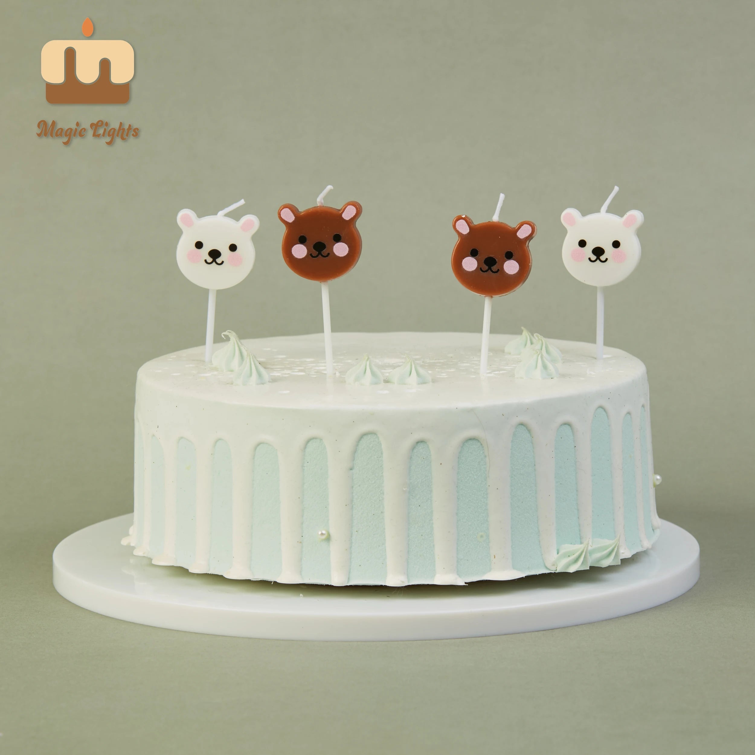 Decor Creative Cartoon Animals Shape Wax Birthday Cake Candle for Children