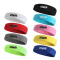 Custom Logo Embroidery Basketball Tennis Terry Towel Sweat Head Bands Women Men Cotton Elastic Sports Headband Sweatband