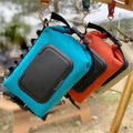 Tissue Storage Bag Camouflage Canvas Camping Tissue Holder Portable Wet Wipes Holder
