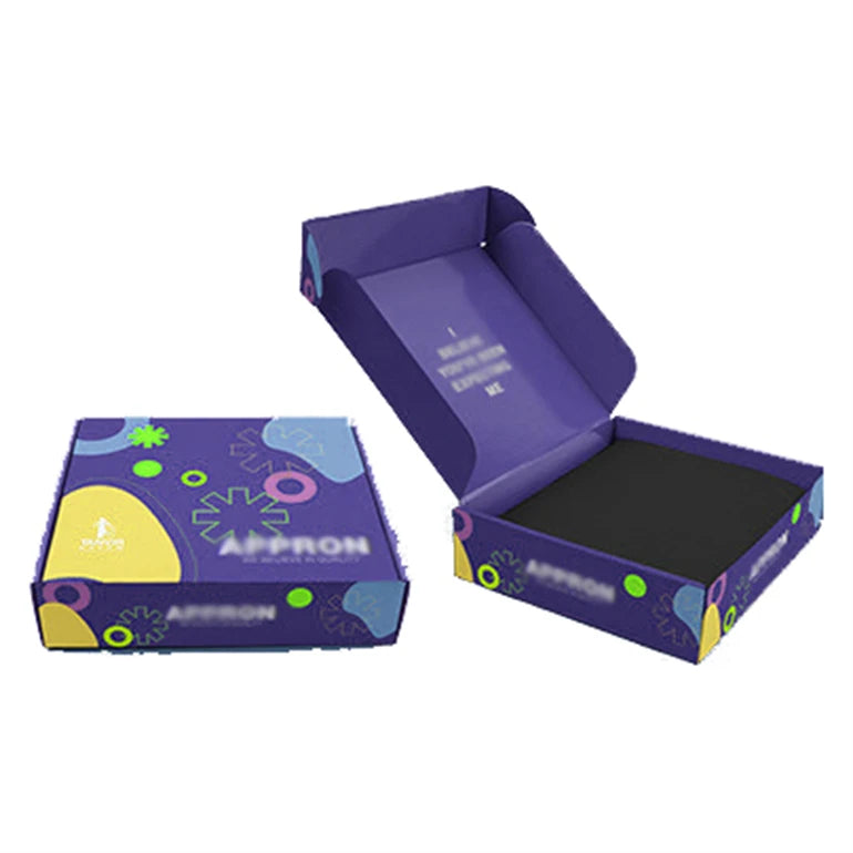 Factory Custom Cardboard Mailer Box Corrugated Board with Embossing Matt Lamination Printed Shipping Boxes with Custom Logo