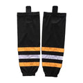 B472 Customized High Quality Wholesale Men's Winter Ice Hockey Socks Knitted Cuff 100% Polyester Breathable Comfortable