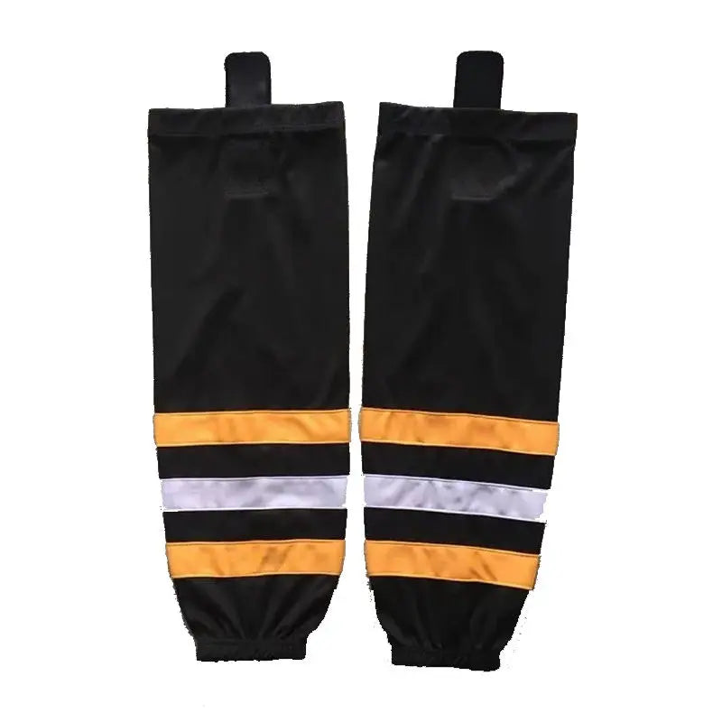 B472 Customized High Quality Wholesale Men's Winter Ice Hockey Socks Knitted Cuff 100% Polyester Breathable Comfortable