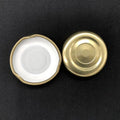 Plastisol Liner 38mm Tinplate Twist Off Lids Metal Lug Cap with Safety Button