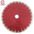 Industrial Standard Circular 16inch 400mm Wet Band Disk Diamond Laser Welded OEM Bridge Saw Blade for Granite Stone Cutting