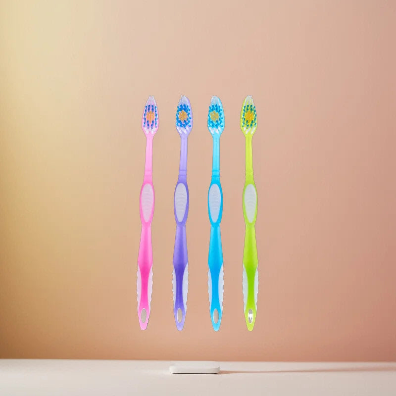 Toothbrush Wholesale Factory Low MOQ Good Quality Medium Brisltes  Adult Toothbrush for RTS