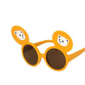 New Product Fashion Trend Style Boy Kids Bear Style Sun Glasses Novelty Girls Sunglasses 2022