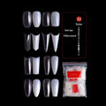Mischeering  French Various Sharpe Nail Art Tips  Display Sharp Water Drop  Clear Black Natural Color Chart Display Manicure