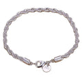 European and American Popular Jewelry 4mm Twist Rope Bracelet Cross-border Hot Sale