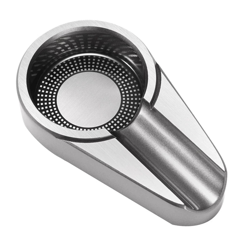 Travel Aluminium Alloy Custom Logo Metal Cigar Ashtray for Home and Outdoor Use