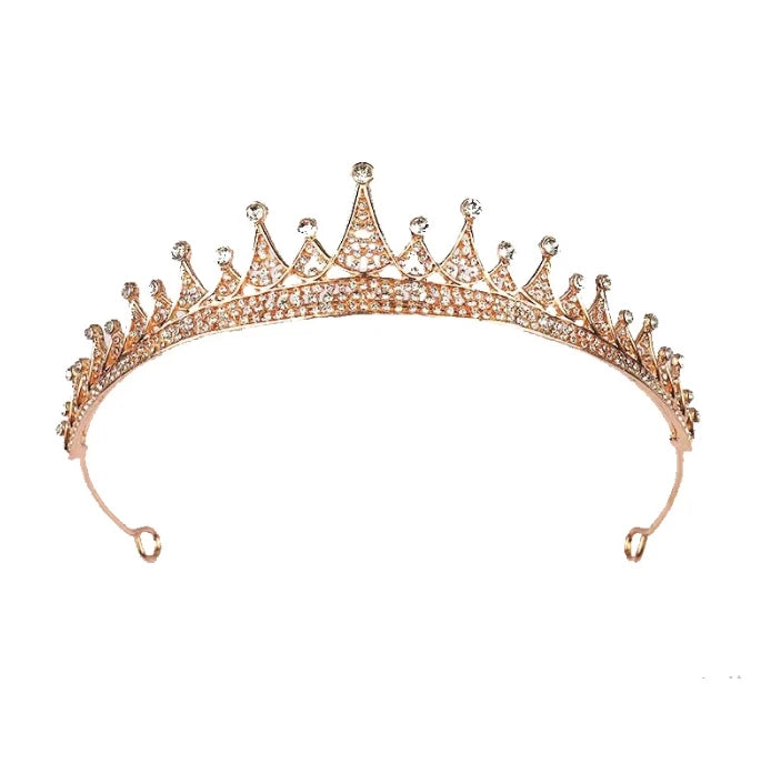 Top Selling New Bridal Hair Jewelry Crystal Diamond Wedding Crown Silver Girl Tiaras Wedding Hair Accessories