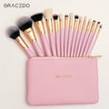GRACEDO Hot Selling Private Label 7 PCS Pink Makeup Cosmetic Brushes Set