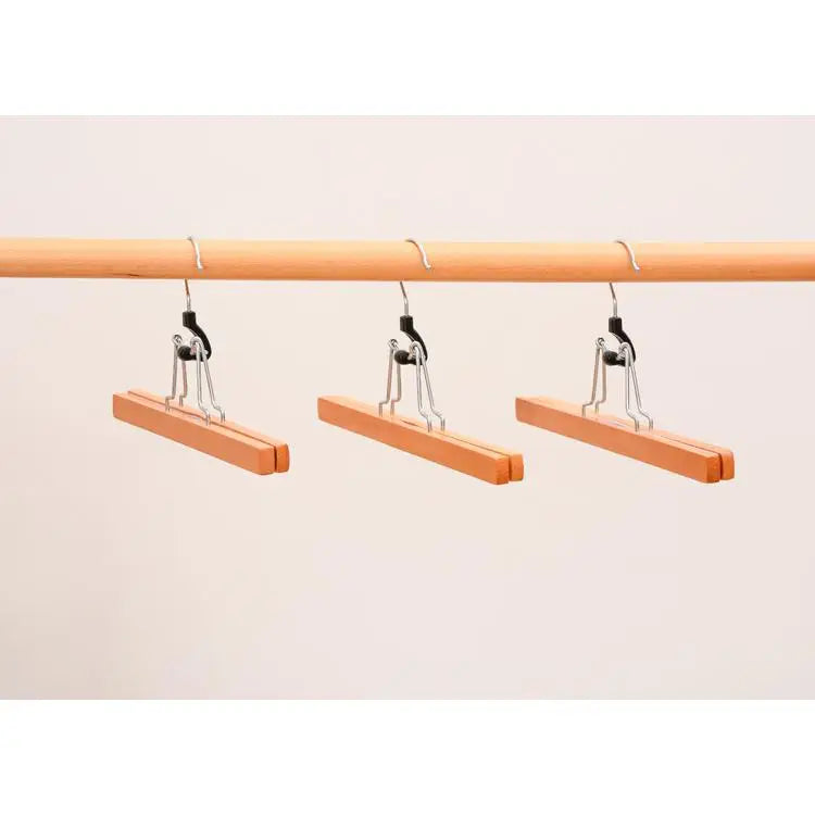 Custom Wooden Wardrobe Suit Hangers 1mm Dimensional Tolerance Non-Slip Pants Bar for Coats Skirts Trousers Kid Clothes-for Store