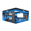 Wholesale Custom Modular Aluminum 20x20 Shelf Modern Event Tradeshow Booth for Portable Trade Show Fair Expo Dye Sublimation