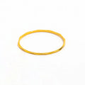 Joolim Jewelry 18K Gold Plated Stainless Steel Super Fine Line Rhombus Fresh-cut Dainty Rings for Women