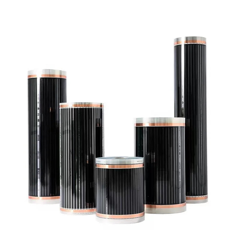 Electric Radian Infrared Heating DC 24V 220V Underfloor PTC Carbon Fiber Floor Graphene Heating Film System & Part
