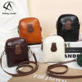 AndoBag Sling Shoulder Crossbody Bags  for Women Genuine Cow Leather Casual Phone Bag Fashion Small Square Bag 9945