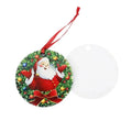 3 Inch Round Christmas Ball & Tree Ornaments Blanks for Xmas Home Tree Decoration for Sublimation Gifts