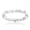 Gemstones White Turquoise Howlite Beads Bracelet for Jewelry Making