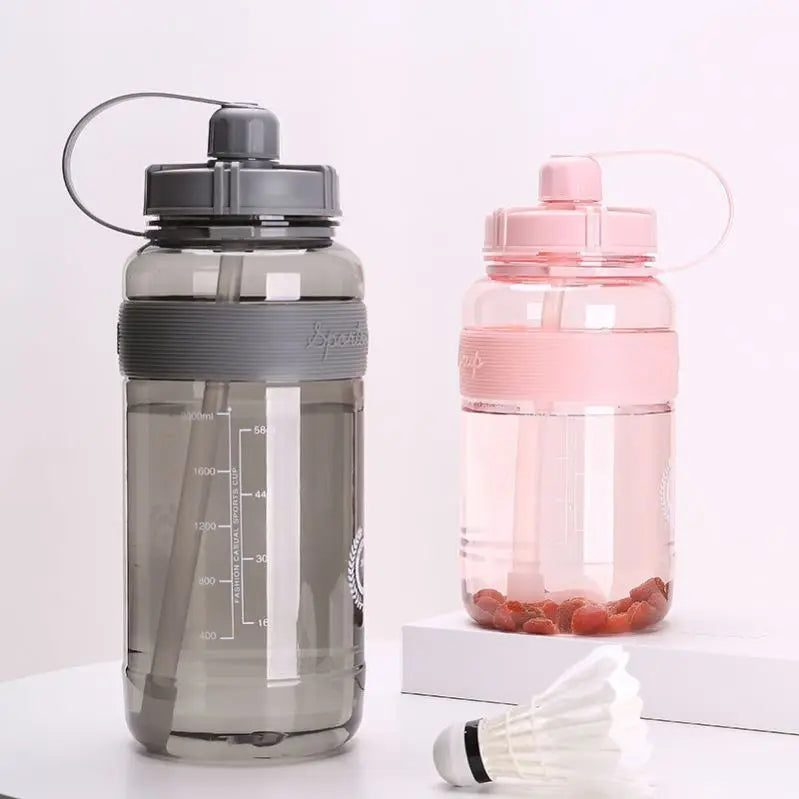 Eco-friendly Large Acrylic Juice Kettle Portable Sports Cold Water Kettle Plastic 2L Water Cup Bottle for Children