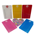 Professional Private Logo Customer Design Practice Use Heart Shaped Lash Eyelash Acrylic Holder Pallet Tile
