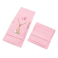 Popular Custom Microfiber Pouches Velvet Suede Jewelry Gift Envelope Drawstring Bag Pouch with Logo Printed