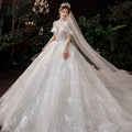 Guangzhou Auyan 2024 One-shoulder Courtly French Veil New Plus Size Wedding Dresses for Women Gowns Bride Women