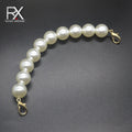 Custom Pearl Chain Strap for Women Handbag Handle  Pearl Bag Strap Purse Chain with Lobster Clasps Hook Pearl Handle for Purse