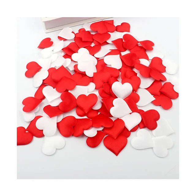 AM-FMH02 Ammy 3.5 cm Sponge Heart Wedding Decoration for Love Heart Hand Tossed Three-dimensional Petals Decorative Flowers