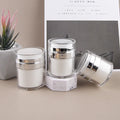 15ml/30ml/50ml Empty Vacuum Press Type Face Cream Bottle Portable Sub Bottle Travel Duck Mouth Type Cream Sub Box