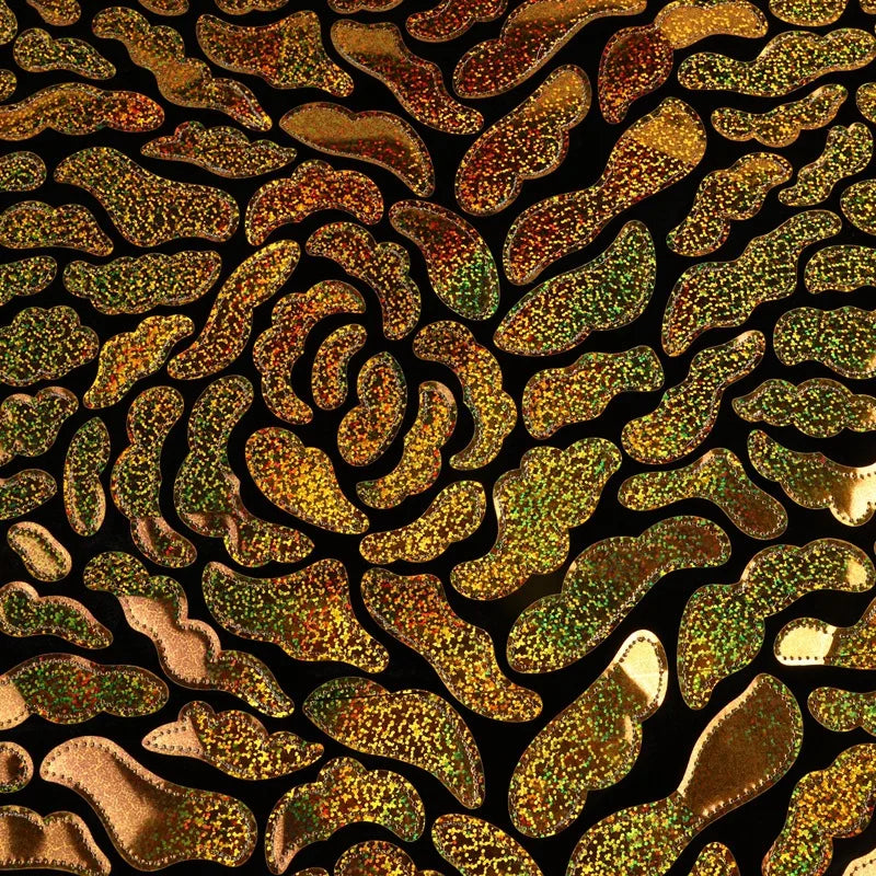 Hot Selling Polyester Laser Film Velvet Sequin Fabric Laser Sequin Embroidery Fashion Stage Clothing Fabric Lentejuelas Laser