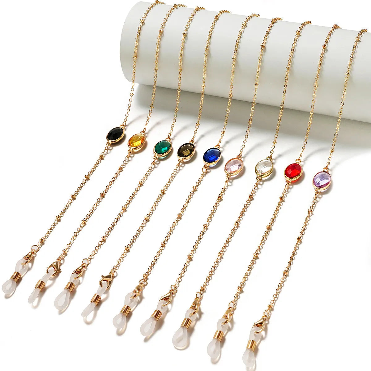 Stylish Metal Fashion Glass Eyeglasses Chain 9 Colors Face Masking Holder Accessories Sunglasses Eyeglasses Chain