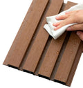 Outdoor Partition Wpc Wall Board Cladding Fluted Decorative Exterior Siding Exterior Wpc Wall Cladding Panel