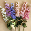 Artificial Real Touch Flowers Delphinium Hyacinth & Delphinium Violet Florals