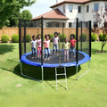 10ft Hot Selling Commercial Grade Foldable Fitness Trampoline Protective Net Durable PVC Steel Guard Safe Kids Indoor/Outdoor