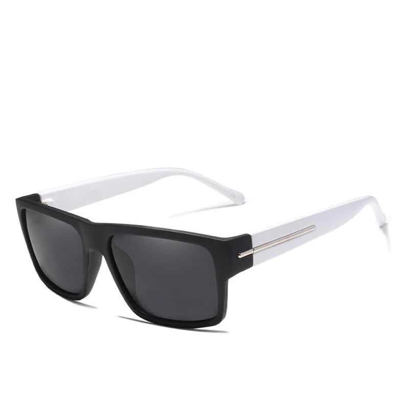 For Men's Fashion Square Polarized UV400 Sunglasses Full Rim Plastic Frame Eyewear Driving Sun Oculos S-711