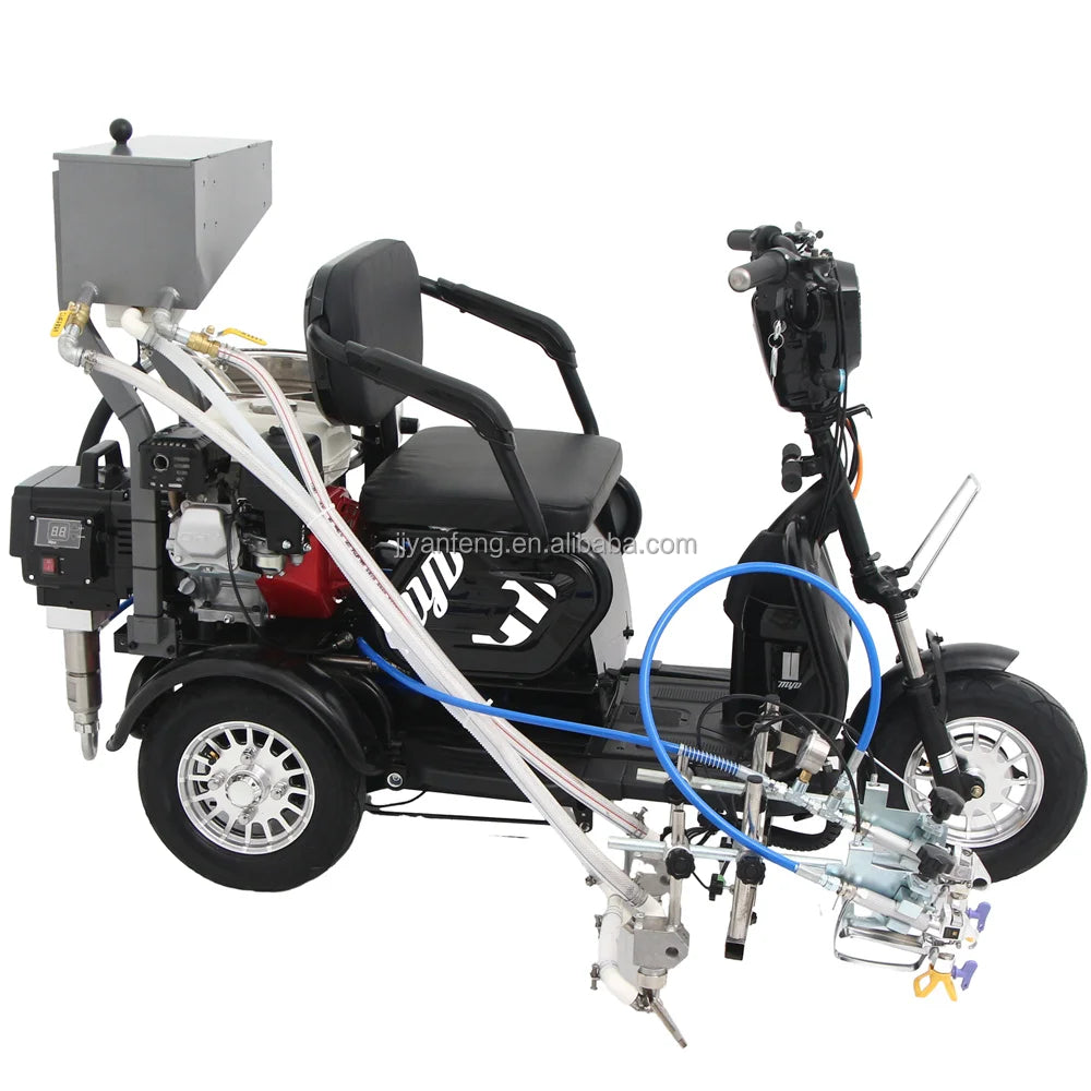 Factory Direct Selling NR5000 High Pressure Airless Piston Road Marking Sprayer with Spreader