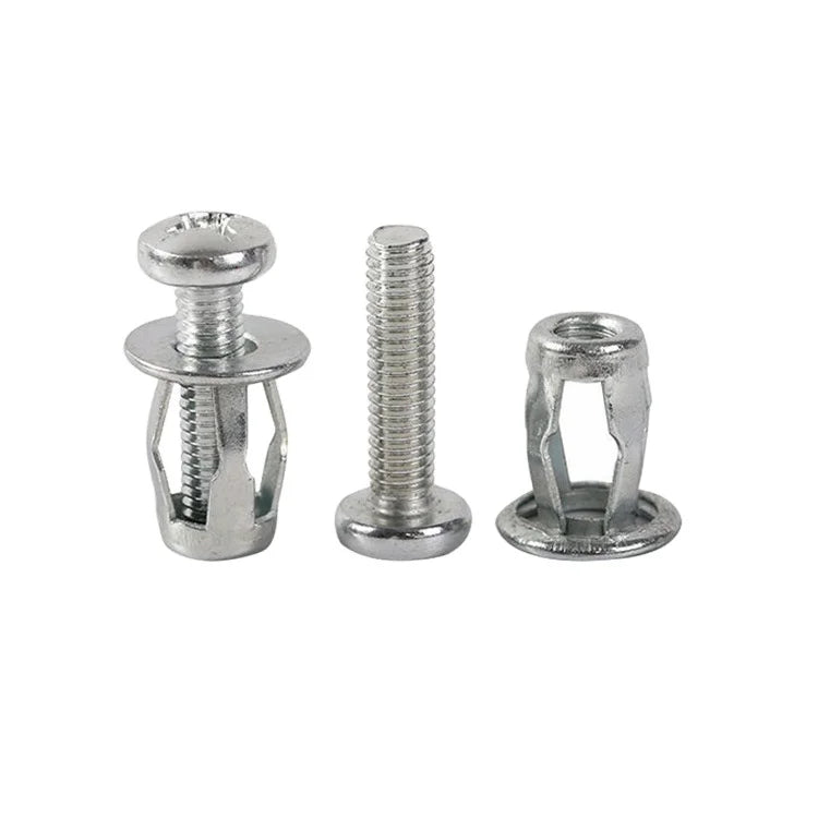 Zinc Plated Carbon Steel Jack Rivet Nut Petal Expansion Blind Threaded Insert for Online Store Inventory