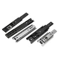 Cold Rolled Steel Ball Bearing Drawer Slide Full Extension Side Mount Telescopic Rail Custom Length for Kitchen Cabinets
