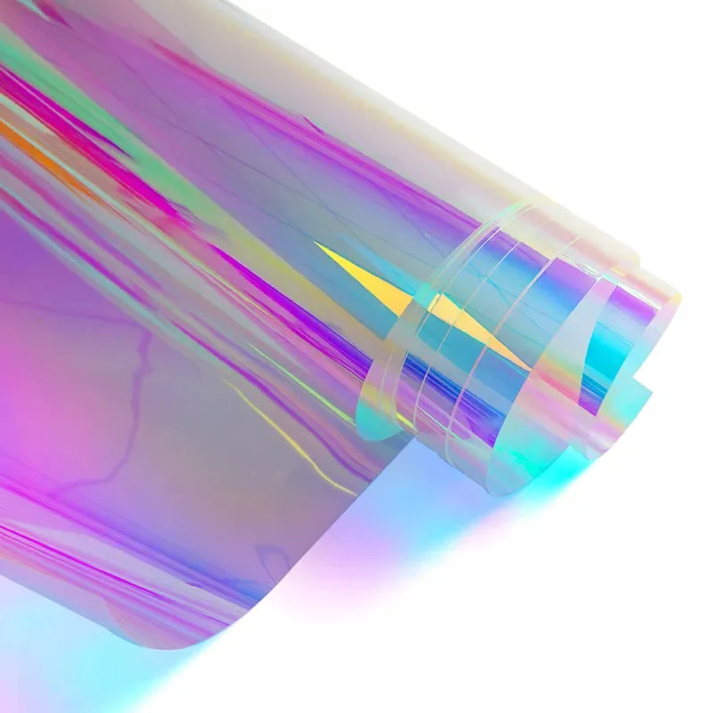 Rainbow Color Dichroic Film Self Adhesive Glass Window Film for Decoration