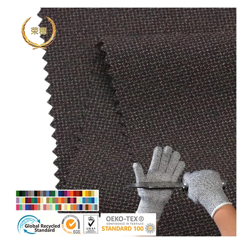Wholesale Custom Stab-Resistant and Cut-Resistant Workwear Gloves Mixed Fabric Cloth Durability Fabric