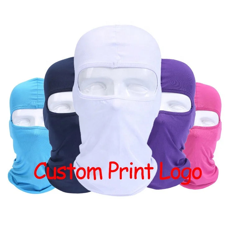 Cheap ski Mask Balaclava Custom Logo Sublimated Cycling Full Face Balaclava with Print