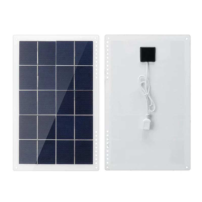 10W 5V Flexible Solar Panel Outdoor Solar Charger for Mobile Phone Power Bank